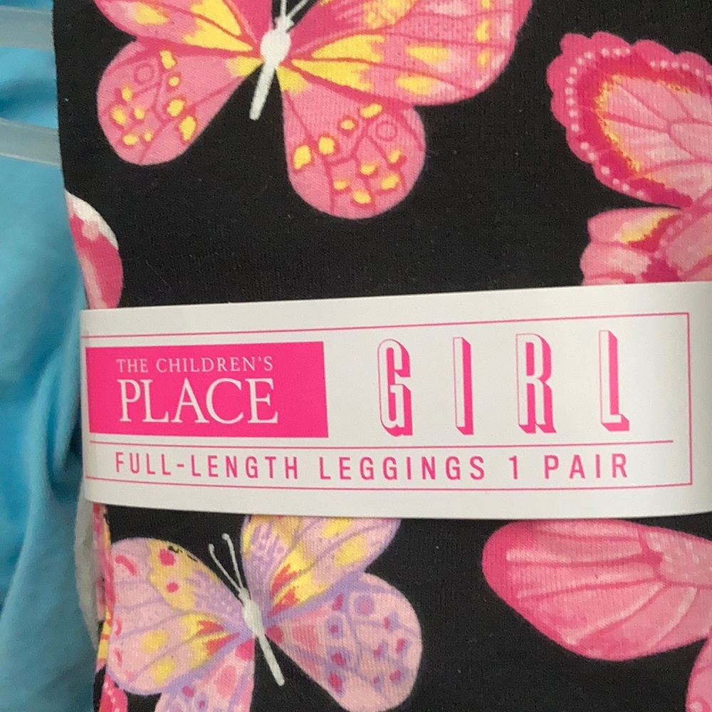FINAL MARKDOWN Nip girls children’s place butterfly leggings small